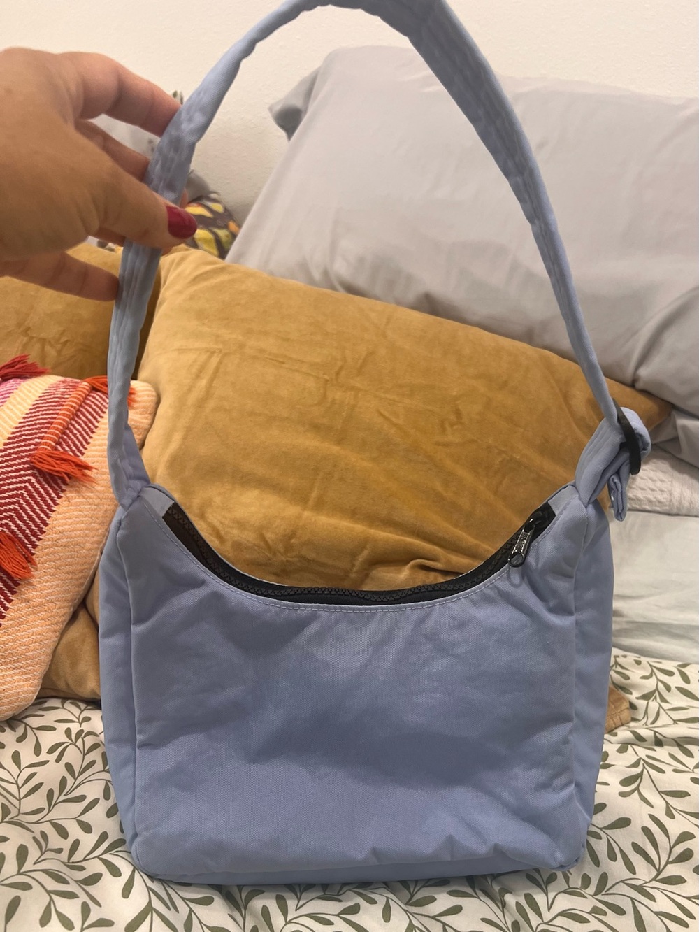 Baggu Light Blue Women's mini Shoulder Bag